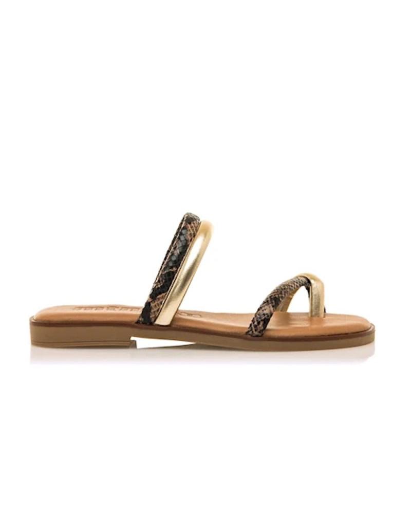 MTNG SANDALIAS PLANAS MUJER MUSTANG 54563 ORO DORADO