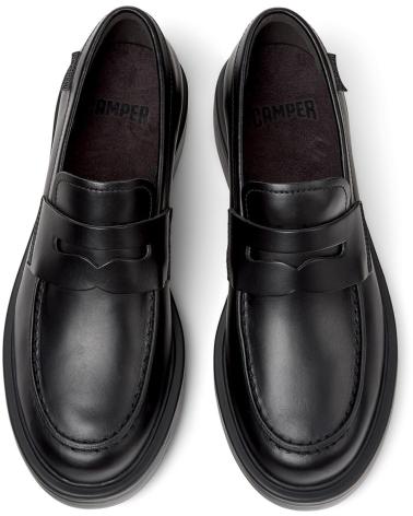 CAMPER MOCASINES DE PIEL DEAN K201790 NEGRO001