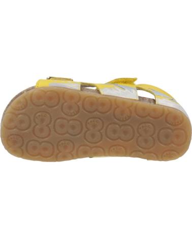 FALCOTTO SANDALIAS INFANTILES FALCOTTO DAPHNE CON CIERRE DE VELCRO AMARILLO