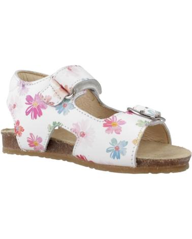 FALCOTTO SANDALIAS FALCOTTO MODELO GORY CON ESTAMPADO FLORAL BLANCO