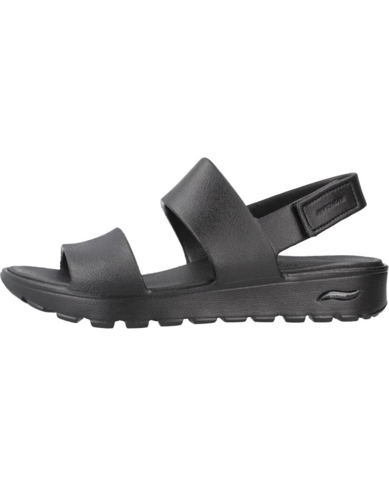 Woman Sandals SKECHERS SANDALIAS PLANAS 111380 MUJER  NEGRO