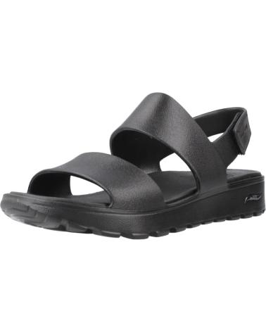 Woman Sandals SKECHERS SANDALIAS PLANAS 111380 MUJER  NEGRO