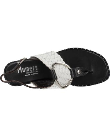 PLUMERS SANDÁLIAS PLUMERS MODELO 3886P COM TIRA TRANÇADA NEGRO