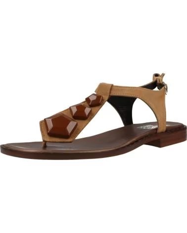 PLUMERS SANDALIAS PLANAS PLUMERS MODELO 3891P CON ADORNOS CUERO