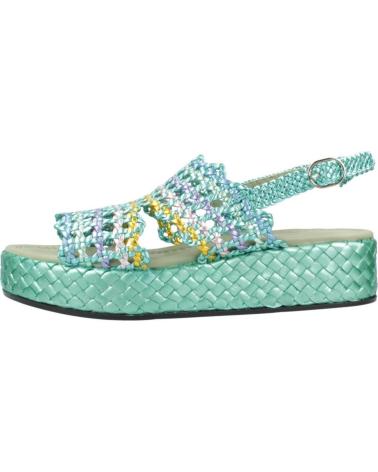 PONS QUINTANA SANDALIAS MUJER MODELO FORLI COLOR VERDE VCM