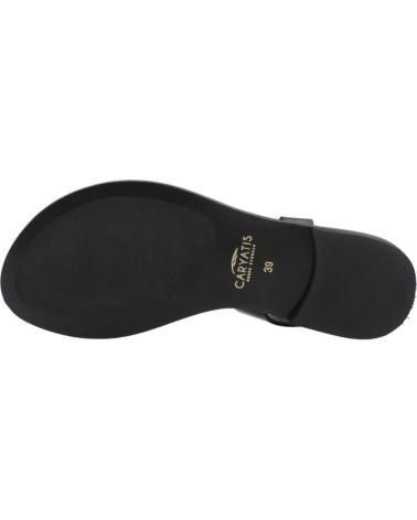 CARYATIS SANDALIAS MUJER MODELO 62043C COLOR NEGRO BLACK