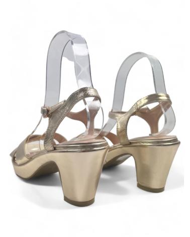 TIMBOS SANDALIA TACON PLATAFORMA FIESTA MUJER ORO 131418 AMARILLO