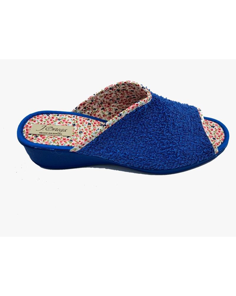 Hausschuhe für Damen  ZAPATILLA DE RIZO ABIERTA AZUL