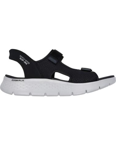 SKECHERS CALZADO MARCA MODELO GO WALK FLEX SANDAL-EASY ENTR PARA HOMB NEGRO