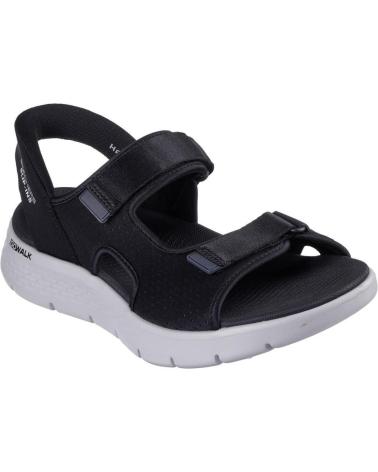 SKECHERS CALZADO MARCA MODELO GO WALK FLEX SANDAL-EASY ENTR PARA HOMB NEGRO