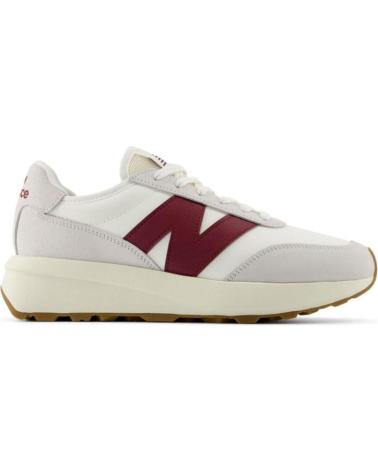 NEW BALANCE SNEAKERS MUJER U370 BLANCO-BURDEOS