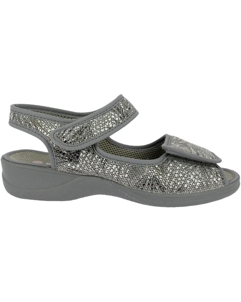 D`CUTILLAS SANDALIAS DE MUJER DOCTOR CUTILLAS 21757 AUTOADHERENTE ANTRACITA