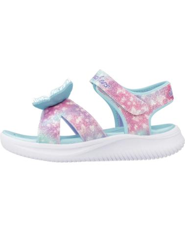 SKECHERS SANDALIAS NINA MODELO JUMPSTERS SANDAL COLOR AZUL AQMT
