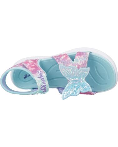 SKECHERS SANDALIAS NINA MODELO JUMPSTERS SANDAL COLOR AZUL AQMT