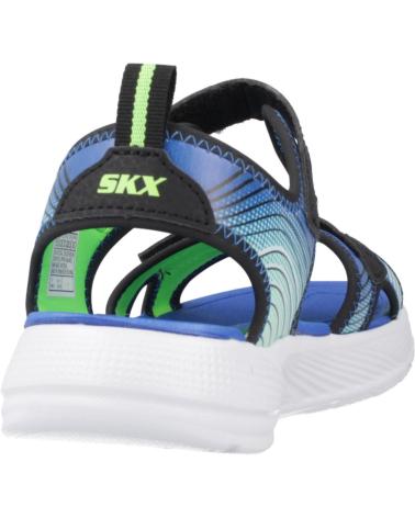 SKECHERS SANDALIAS NINO MODELO MICROSPEC-SPLASH COLOR AZUL BKLM