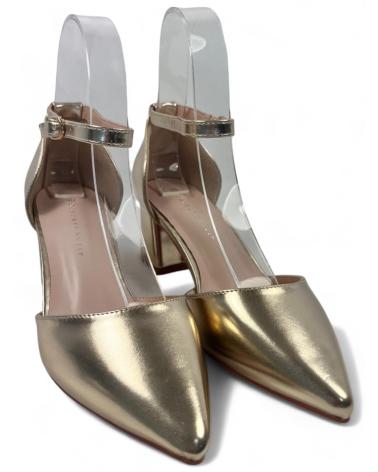 TIMBOS SANDALIA TACON FIESTA MUJER ORO 131417 AMARILLO