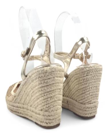 Sandales pour Femme TIMBOS SANDALIA CUNA ESPARTO MUJER ORO 131288 AMARILLO