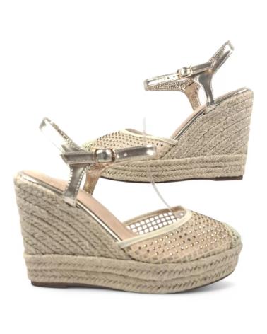 Sandales pour Femme TIMBOS SANDALIA CUNA ESPARTO MUJER ORO 131288 AMARILLO