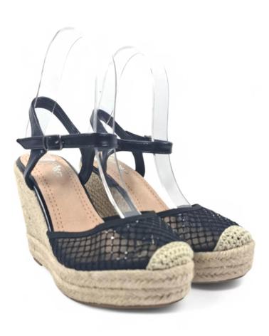 Sandales pour Femme TIMBOS SANDALIA CUNA ESPARTO MUJER 131287 NEGRO