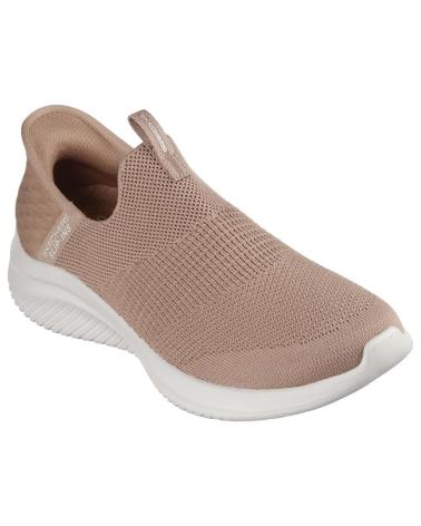 SKECHERS SLIP-INS FLEX 3 SMOOTH STEP TAN TAUPE