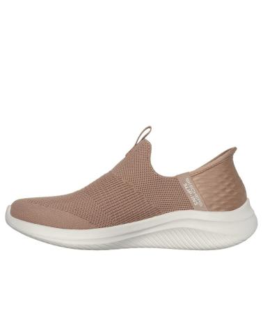 SKECHERS SLIP-INS FLEX 3 SMOOTH STEP TAN TAUPE