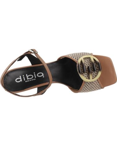 DIBIA SANDALIAS MUJER MODELO 14414D COLOR MARRON CAMELA