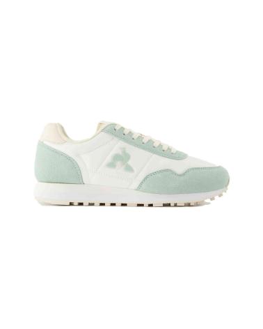LE COQ SPORTIF ZAPATILLAS ASTRA2 OPTICAL BLANCO-VERDE MUJER AGUAMARINA