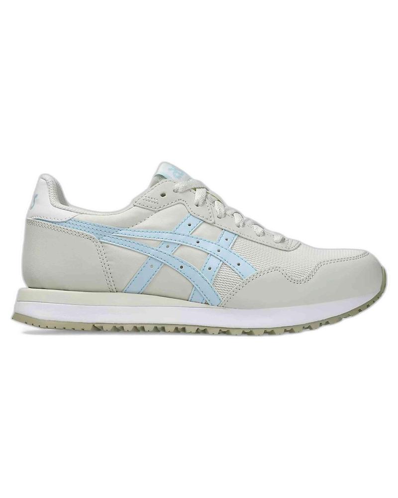 ASICS ZAPATILLAS CASUAL GRISES CON DETALLES AZULES GRIS