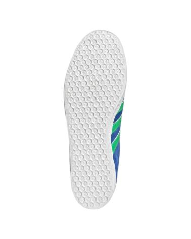 ADIDAS GAZELLE - ZAPATILLAS CLÁSICAS EN ANTE AZUL Y VERDE AZUL