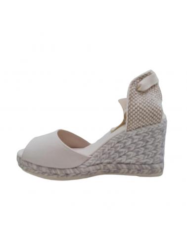 Zapatos De Cuña De Mujer GAIMO ALPARGATA CUNA BLANCAS  PIQUE SUMMER BLANCO ROTO PLANT PIQUE SUMMER BLANCO ROTO 831 7C MELANGE 22