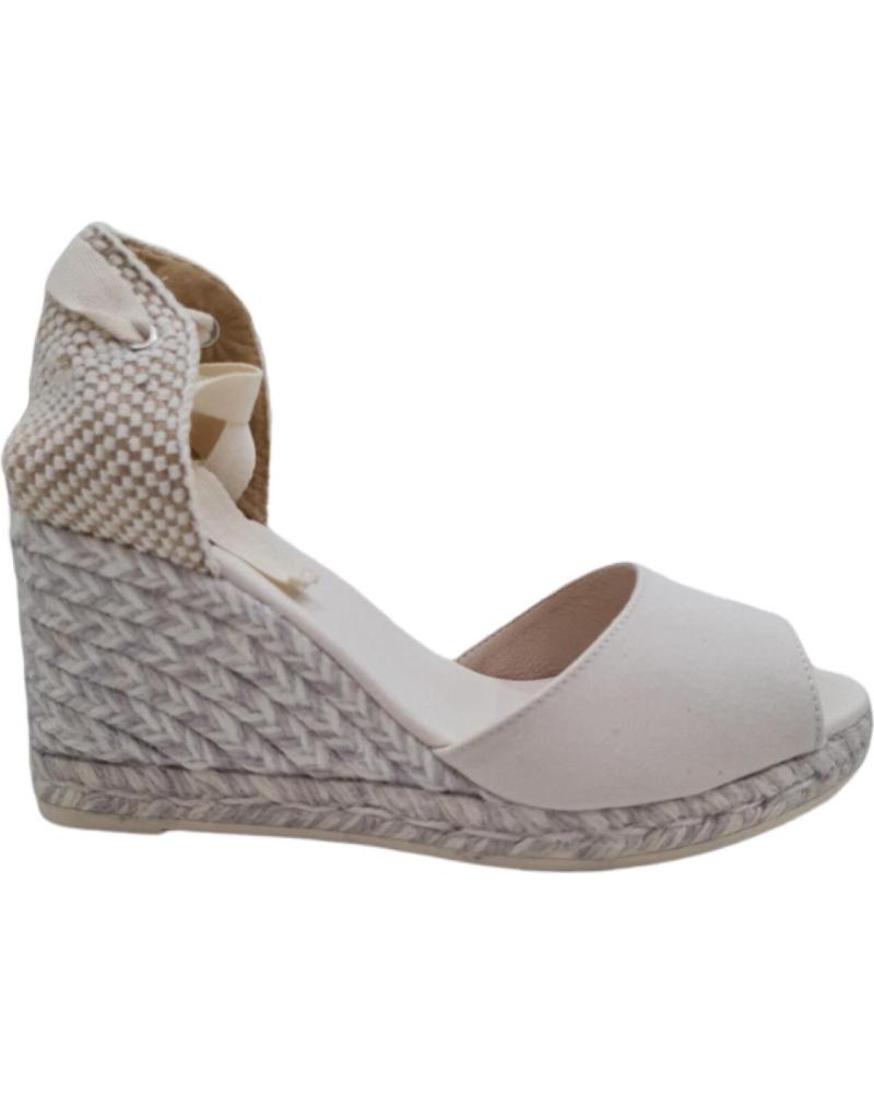 Woman Wedge shoes GAIMO ALPARGATA CUNA BLANCAS  PIQUE SUMMER BLANCO ROTO PLANT PIQUE SUMMER BLANCO ROTO 831 7C MELANGE 22-37- GA