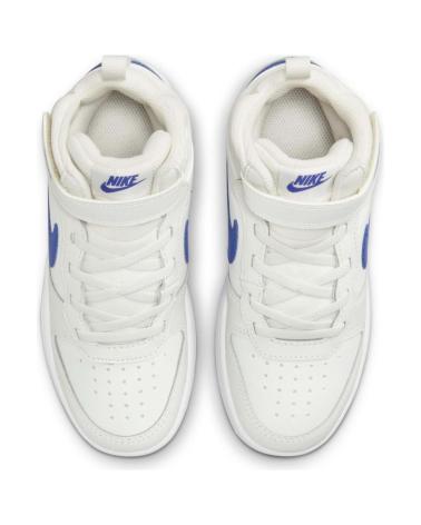 NIKE COURT BOROUGH MID 2 WEISS-BLAUE SNEAKER BLANCO