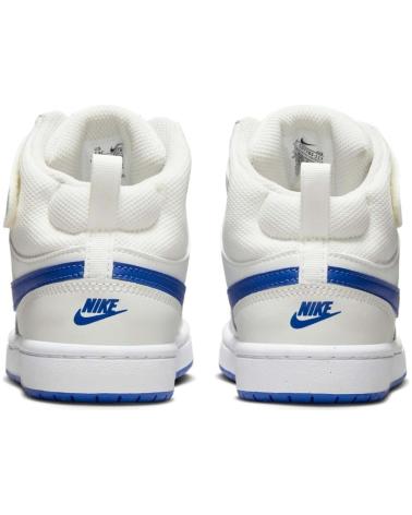 NIKE COURT BOROUGH MID 2 WEISS-BLAUE SNEAKER BLANCO