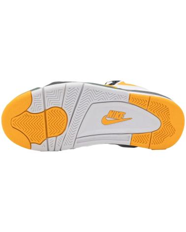 NIKE AIR FLIGHT 89 SUPERSONICS BLANCHES AVEC DÉTAILS VERTS ET JAUNES BLANCO