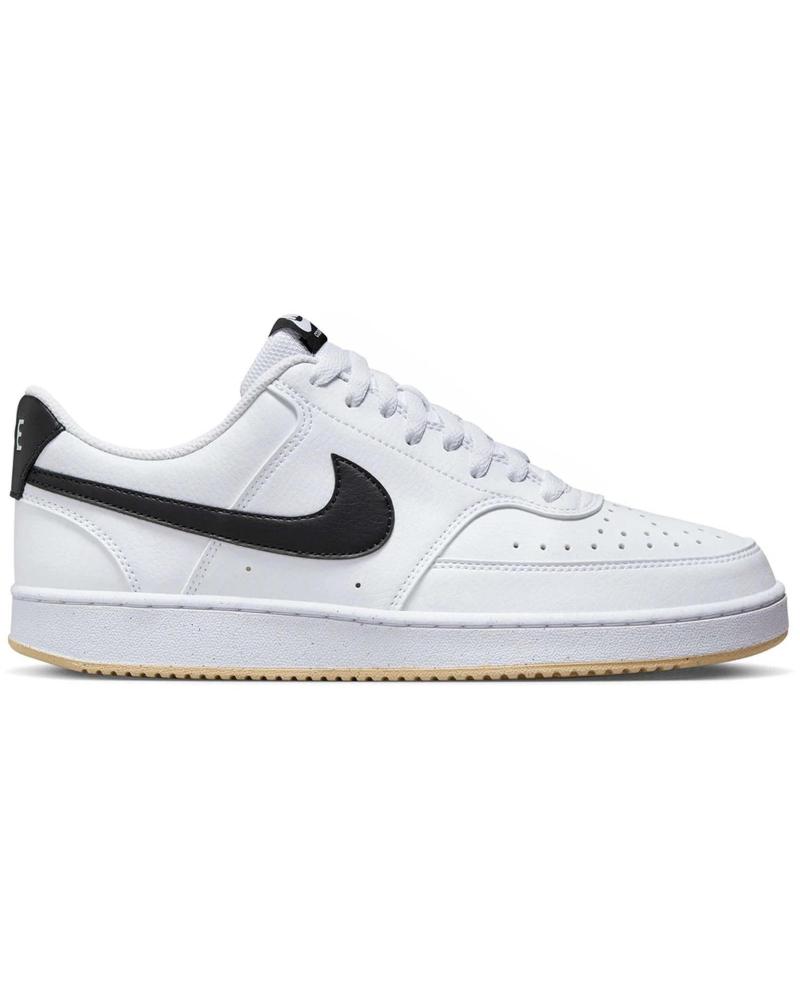 Sportschuhe für Herren NIKE DH2987-107 COURT VISION LOW NEXT NATURE WHITE-BLACK-WHITE-SESAME BLANCO