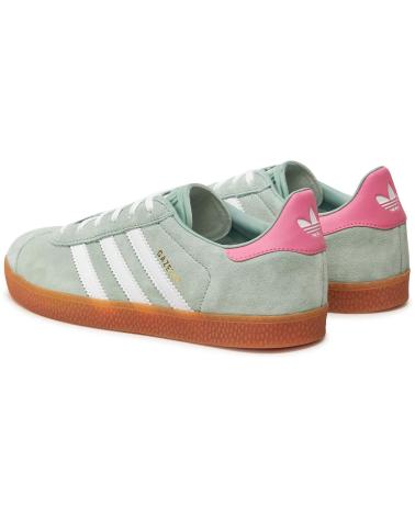 ADIDAS BASKETS GAZELLE VERTES AVEC DÉTAILS ROSES VERDE