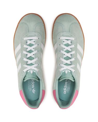 ADIDAS BASKETS GAZELLE VERTES AVEC DÉTAILS ROSES VERDE