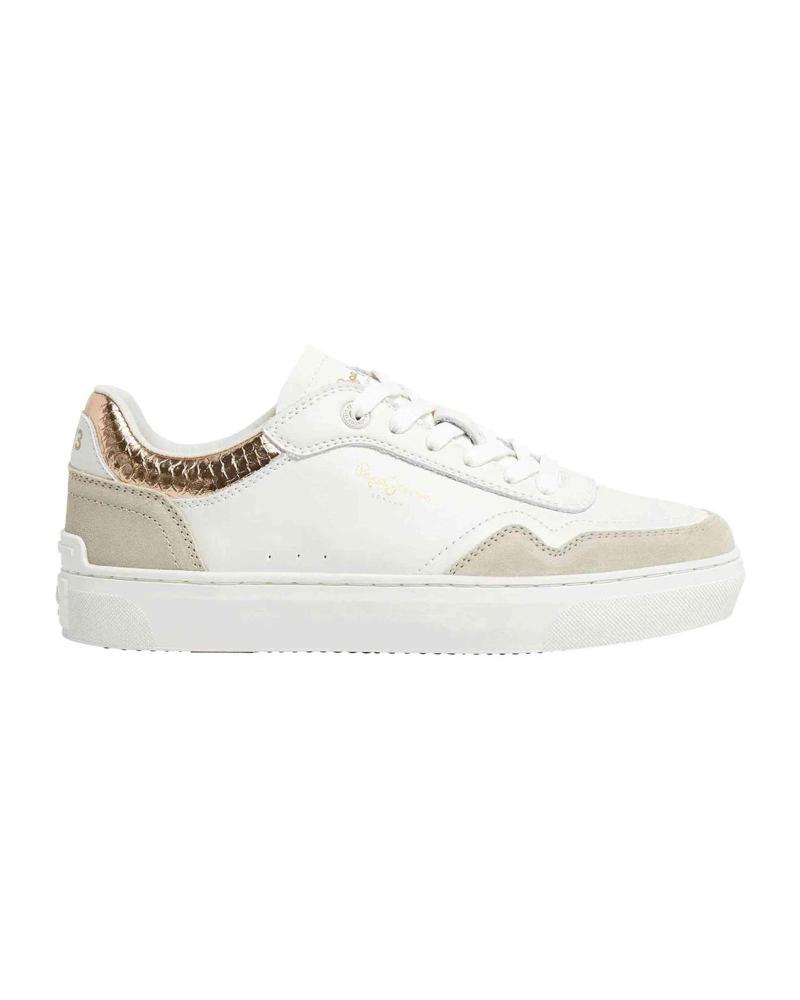 PEPE JEANS ZAPATILLAS PARA MUJER EN COLOR BLANCO