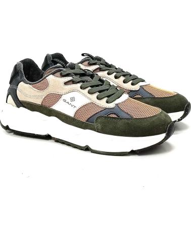 Scarpe sport GANT  per Uomo DEPORTIVO DE CORDONERAS MULTICOLOR  OLIVA