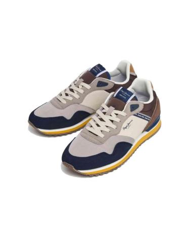 PEPE JEANS ZAPATILLAS LONDON PARA HOMBRE EN COLOR AZUL