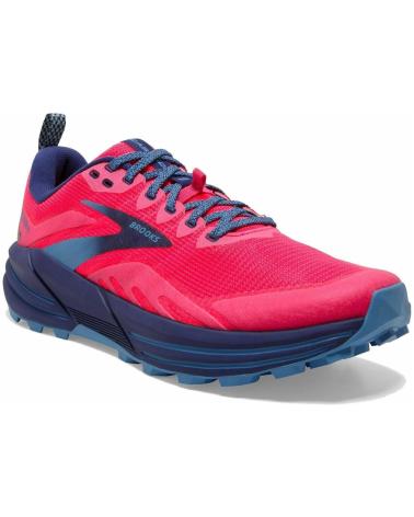 BROOKS ZAPATILLAS CASCADIA 16 PARA MUJER EN COLOR ROJO