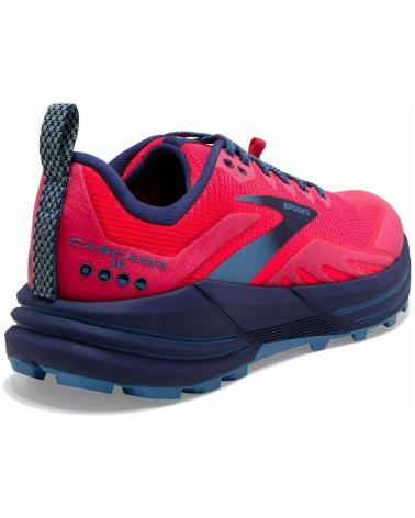 BROOKS ZAPATILLAS CASCADIA 16 PARA MUJER EN COLOR ROJO