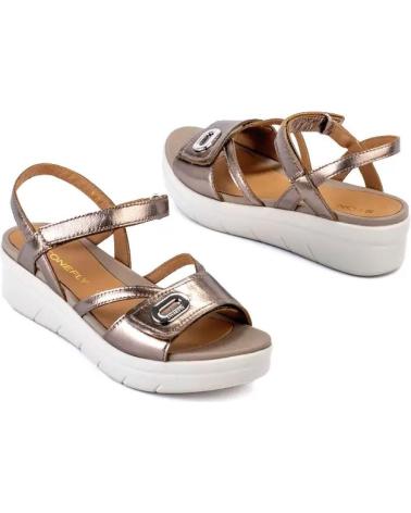 STONEFLY SANDALIA VELCRO METALIZADA VARIOS COL