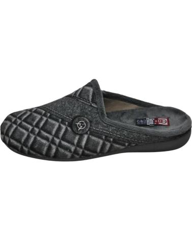 Pantofole GEMA COMFORT  per Uomo GEMA GARCIA 7304-37 ZAPATILLA CASA HOMBRE INVIERNO PARA PLA  GRIS