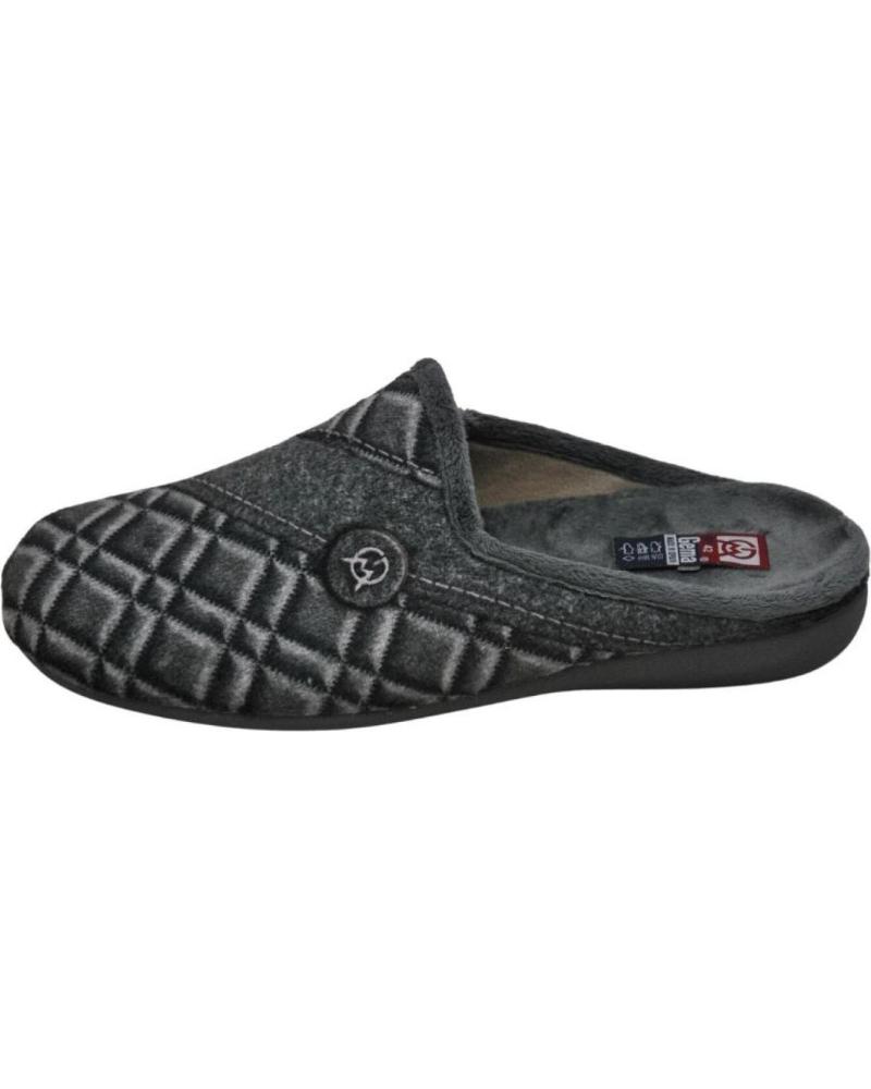 Pantofole GEMA COMFORT  per Uomo GEMA GARCIA 7304-37 ZAPATILLA CASA HOMBRE INVIERNO PARA PLA  GRIS