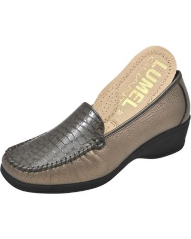 Mocasines de Mujer LUMEL - MOCASIN MUY ANCHO PLANTILLA EXTRAIBLE LIGEROS F TAUPE-BRONCE