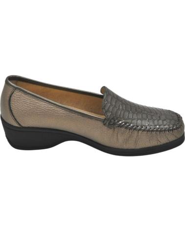 Mocasines de Mujer LUMEL - MOCASIN MUY ANCHO PLANTILLA EXTRAIBLE LIGEROS F TAUPE-BRONCE