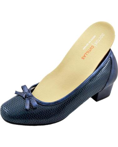 Scarpe per Donna D`CUTILLAS DOCTOR CUTILLAS 81217 SALON PLANTILLA EXTRAIBLE MUJER MARIN MARINO