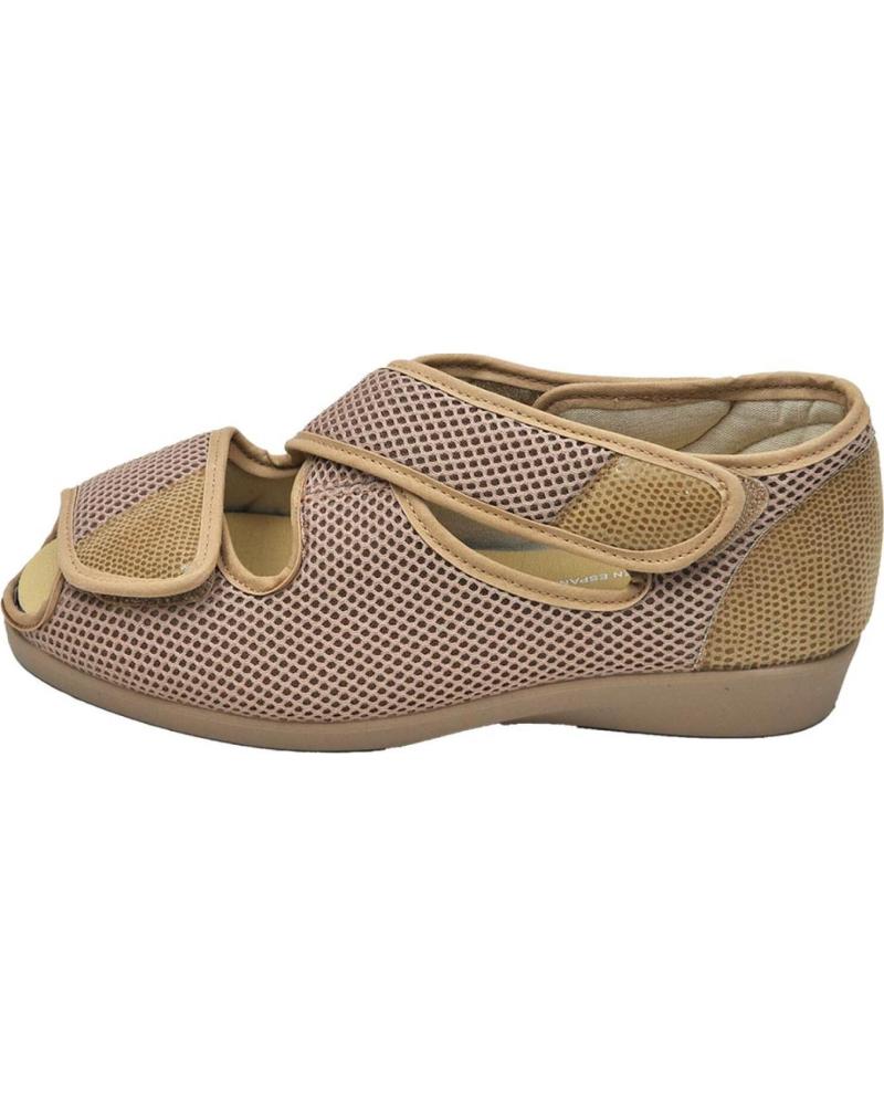 Sandales D`CUTILLAS  pour Femme DOCTOR CUTILLAS 10232 ZAPATILLA DE CASA TERAPEUTICA PARA PL  TOSTADO