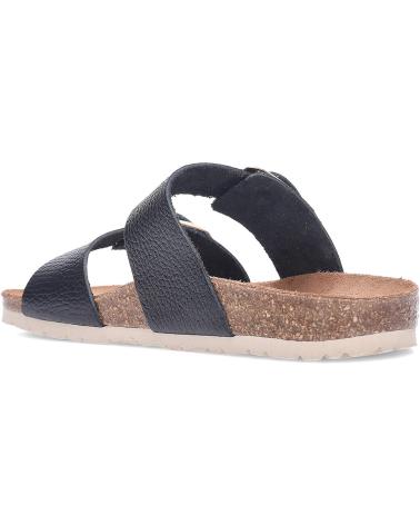 INTERBIOS SANDALIAS DE PIEL 7232 NEGRO